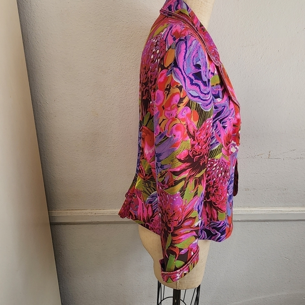 Escada | Floral printed Blazer size 40‎ - Picture 6 of 11